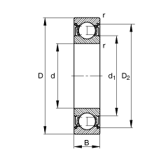 S 61810-2Z-Y, (j) DIN 625-1 (bio)(zhn)Ҫߴ, ɂ(c)g϶ܷ