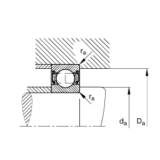 S 6001-2RSR, (j) DIN 625-1 ˜ʵҪߴ, ɂȴܷ