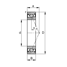 SS HSS71908-E-T-P4S, {(dio)(ji)Ɍb|  = 25ɂ(c)ܷǽ|ƹ