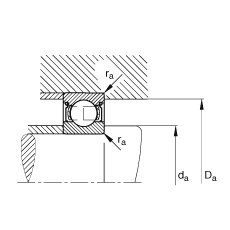 S 6307-2Z, (j) DIN 625-1 (bio)(zhn)Ҫߴ, ɂ(c)g϶ܷ